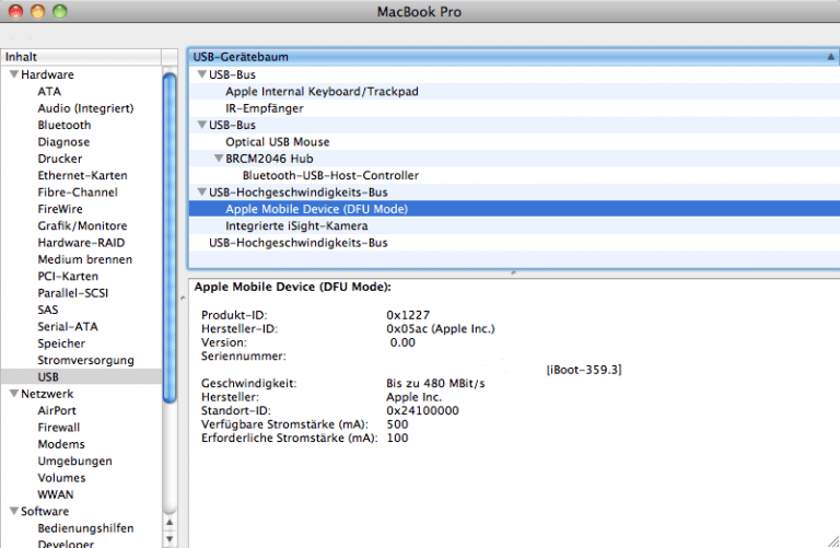 System Profiler