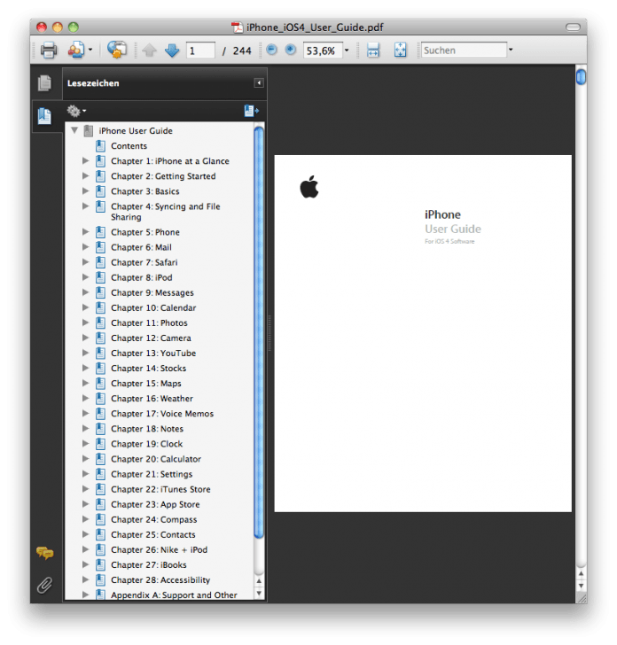 iPhone 4-Benutzerhandbuch