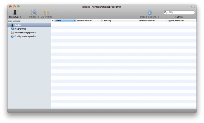 iPhone Configuration Utility 3.0