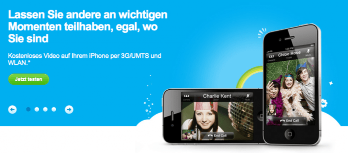 Ankündigung auf der Skype-Website (Screenshot: skype.com)