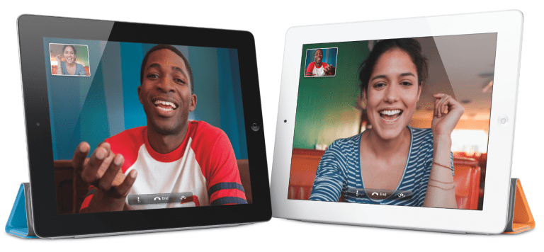 FaceTime auf dem iPad 2 (Quelle: © Apple)